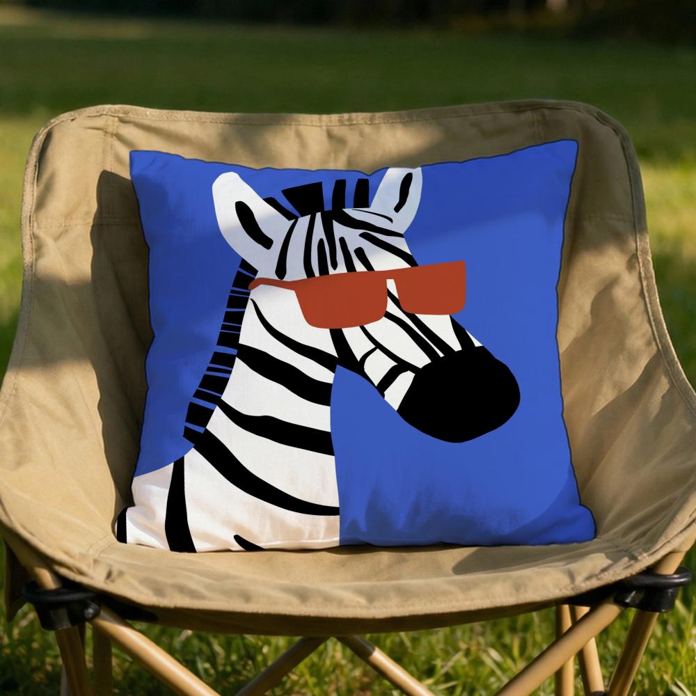 Cartoon Animal Cute Cushion Cover Soft Reversible Durable Pillow Cover MultiScene Use for Home Car Daily Comfort