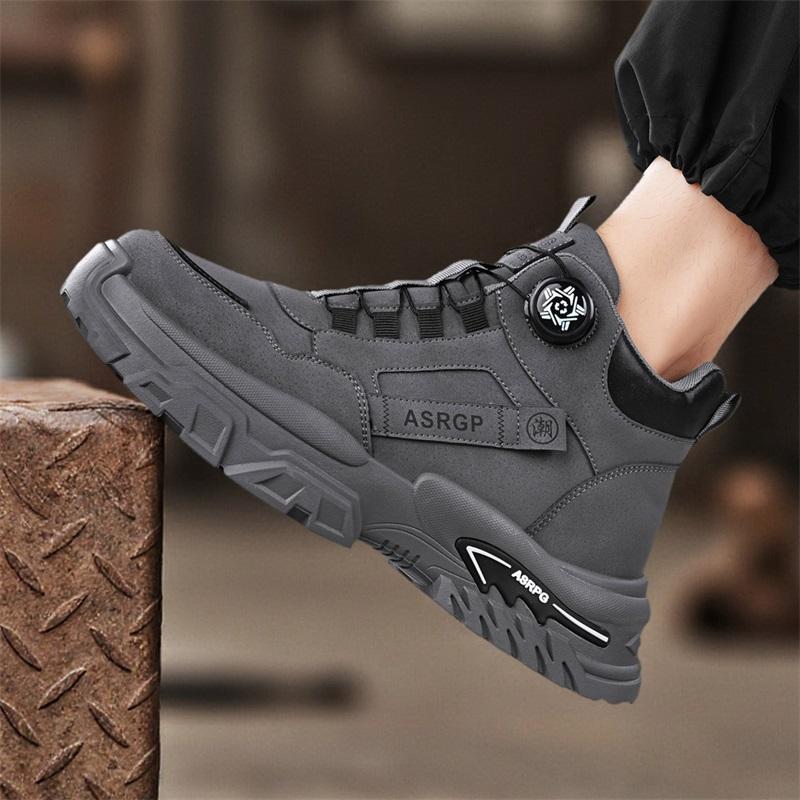 New Men's Fashion Casual High Top Sports Shoes Students Thick Sole Comfortable Sneakers Boys Male Classic Breathable Basketball Shoes