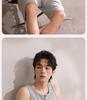 Xuan Liang Men's Sleepwear Summer Thin Cotton Tank Top Sleeveless Shorts Set Large Size Waffle Cool Home Clothes