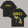 T-shirt Grafica Fumetto Invincible Vintage Supereroe Streetwear Maglietta Unisex