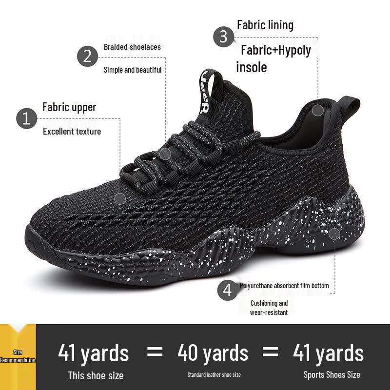 Jeep Men's Breathable Slip-on Running Shoes