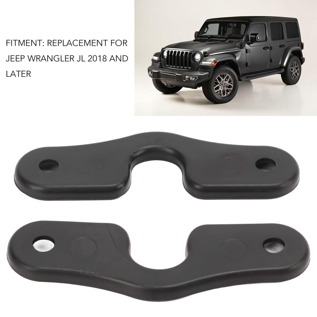 KIMISS Sun Visor Repair Kit, Car Sun Visor Mount Clip Bracket Holder Replacement for Wrangler JL2018 and Up