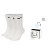 Nike Crew Socks Unisex 3 Pack White SX7676-100
