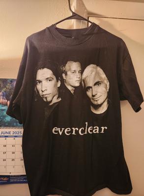 Vintage Everclear Band Black Unisex 100% Cotton T-Shirt MC1084