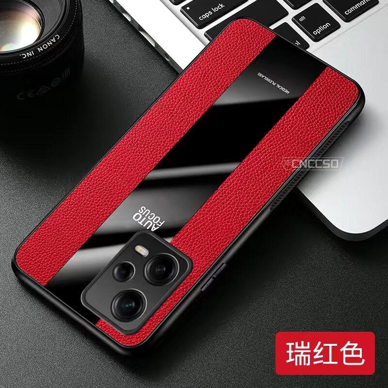 Magnetic Holder Case For Redmi Note 12 Pro Plus Note12 Turbo 5G Luxury PU Leather Cover For Xiaomi Redmi Note 12Pro Ring Bumper