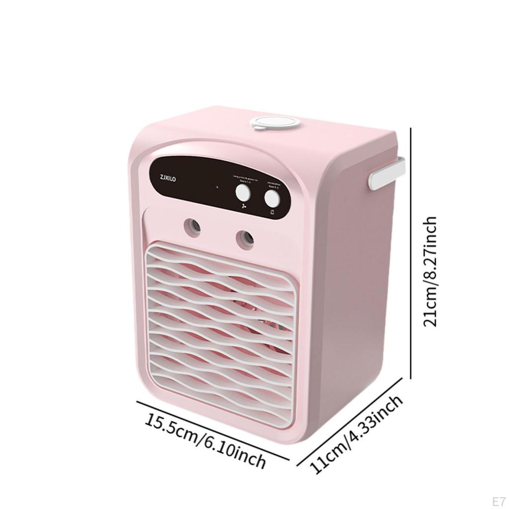 Mini Răcitor de Aer Condiționat Ceață Ventilator de Răcire Personal pentru Dormitor Birou