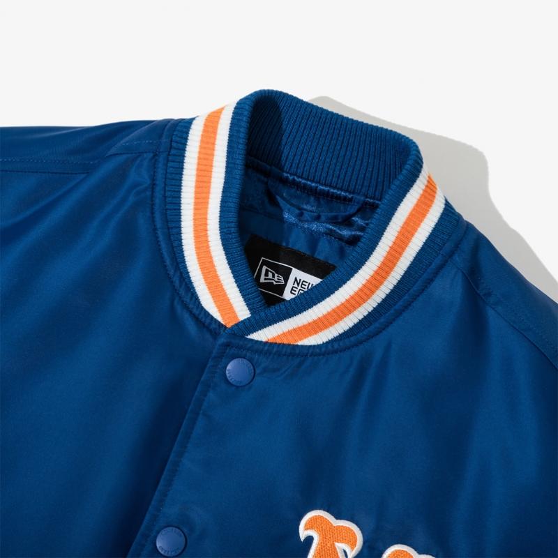 New Era Mlb New York Mets Authentic Stadium Jacket Blue