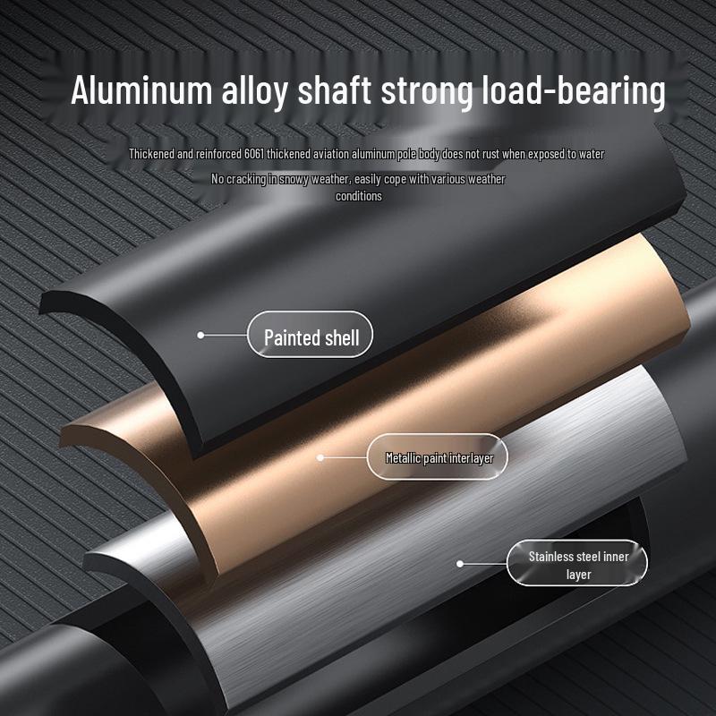 Ultra-light Telescopic Aluminum Trekking Pole - Foldable, Portable, and Perfect for Hiking and Climbing