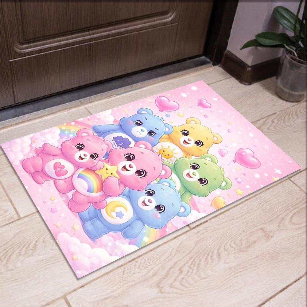 Bear Printed Carpet,Rug,for Office Chair Living Room Bedroom Kitchen Room Decor Gifts.