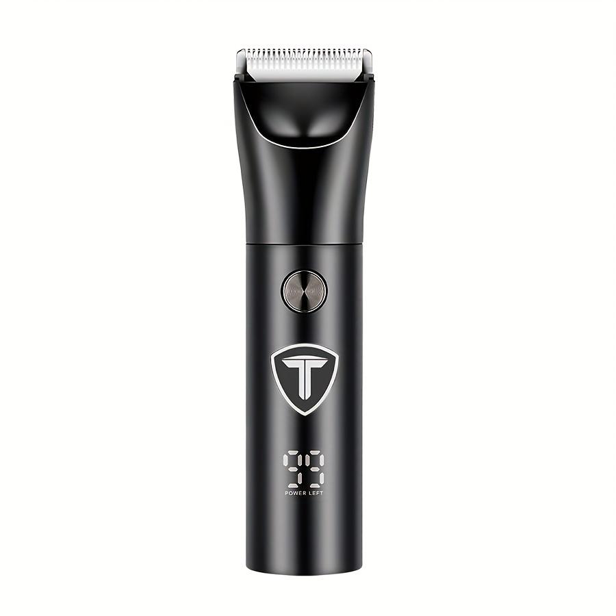 Professional Male Groin and Body Trimmer Electric Shaver with Replaceable Ceramic Blade Beauty Beard Trimmer