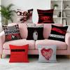 Obsession Movie 2026 Horror Gothic Decorative Pillowcase Square Pillowcase Home Office Decorative Cushion Cover