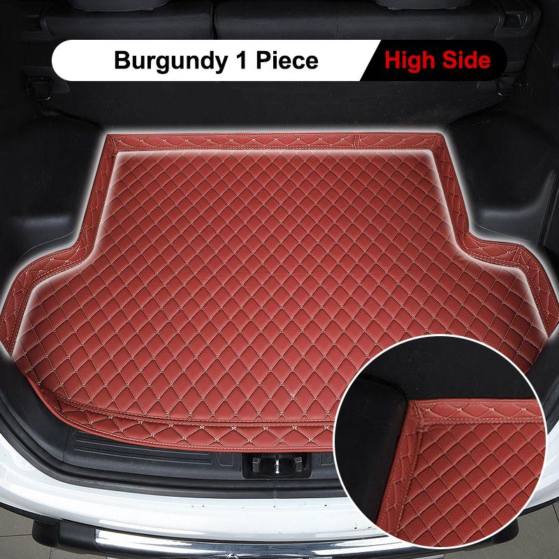 Car Trunk Mat For Hyundai Sonata 2015~2019 2016 2017 LF MK7 Cargo Storage Carpet Leather Pad Waterproof Cushion Auto Accessories