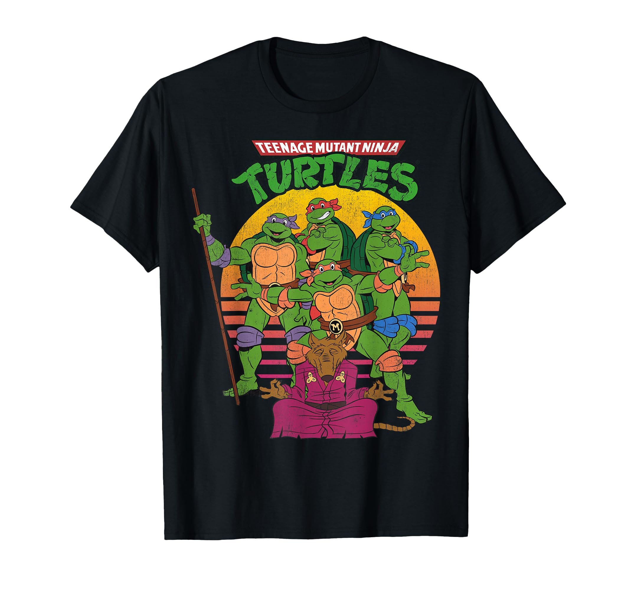 

Teenage Mutant Ninja Turtles Retro Sunglasses Group T-Shirt