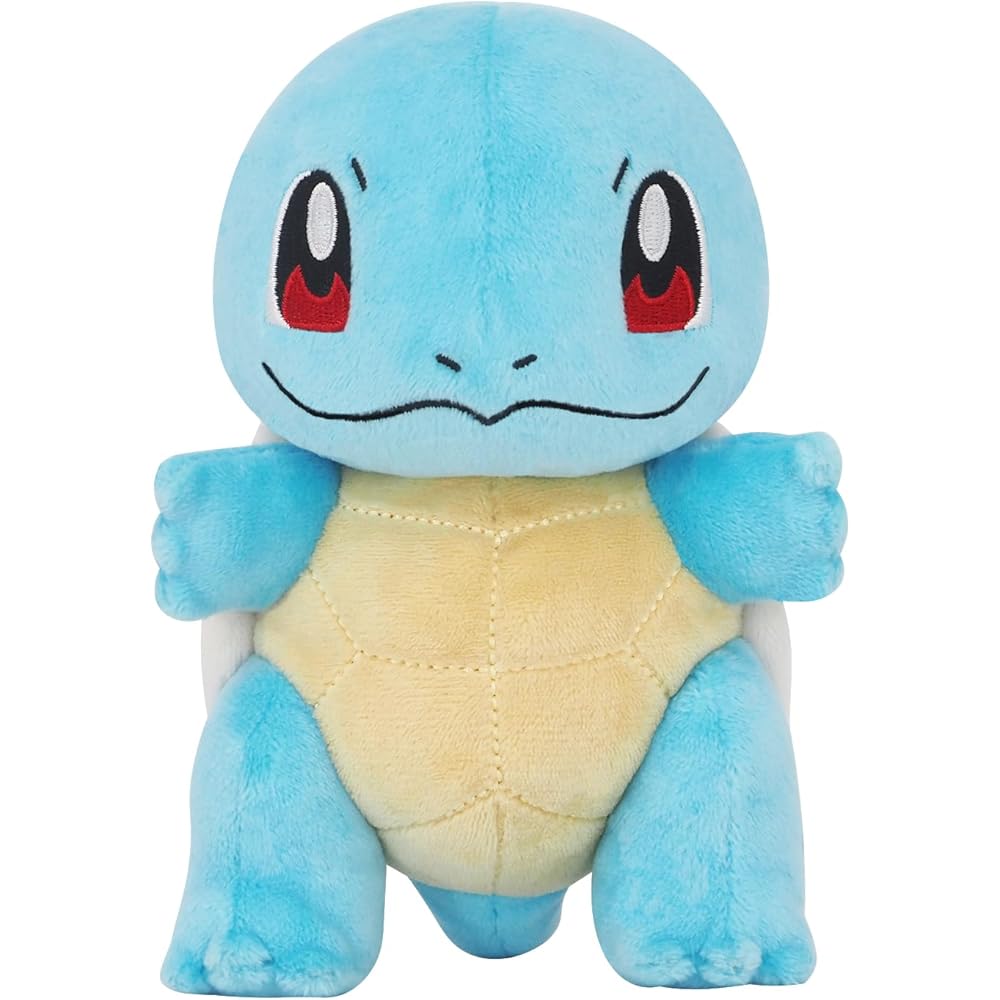 Sanei Boeki Pokmon All Star Collection Squirtle Plush Toy 11x14x16cm Soft Stuffed Animal