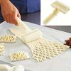 Plastic Pastry Pizza Lattice Roller Cutter Baking Tool Pull Net Wheel Knife for Dough Cookie Pie Kitchen Gadgets Baking Tools