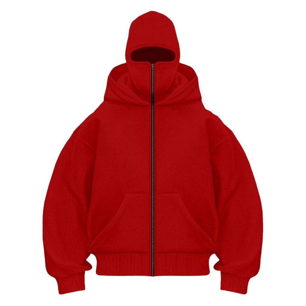 Design Unico per la Stagione Primavera e Autunno, Felpa con Cappuccio e Zip a Doppio Strato, Stile Streetwear Largo per Uomo e Donna, Stile Coppia