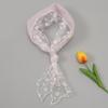 Lightweight Silk Triangular Kerchief Breathable Comfortabel Thin Scarf Lace Headscarf for Women Offer Comfort Fashion