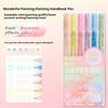 LANGUO 72/24/16 Colors Glitter Effects Gel Pen 1.0mm Large Capacity Students Writing Pen Painting Drawing Coloring Art Markers