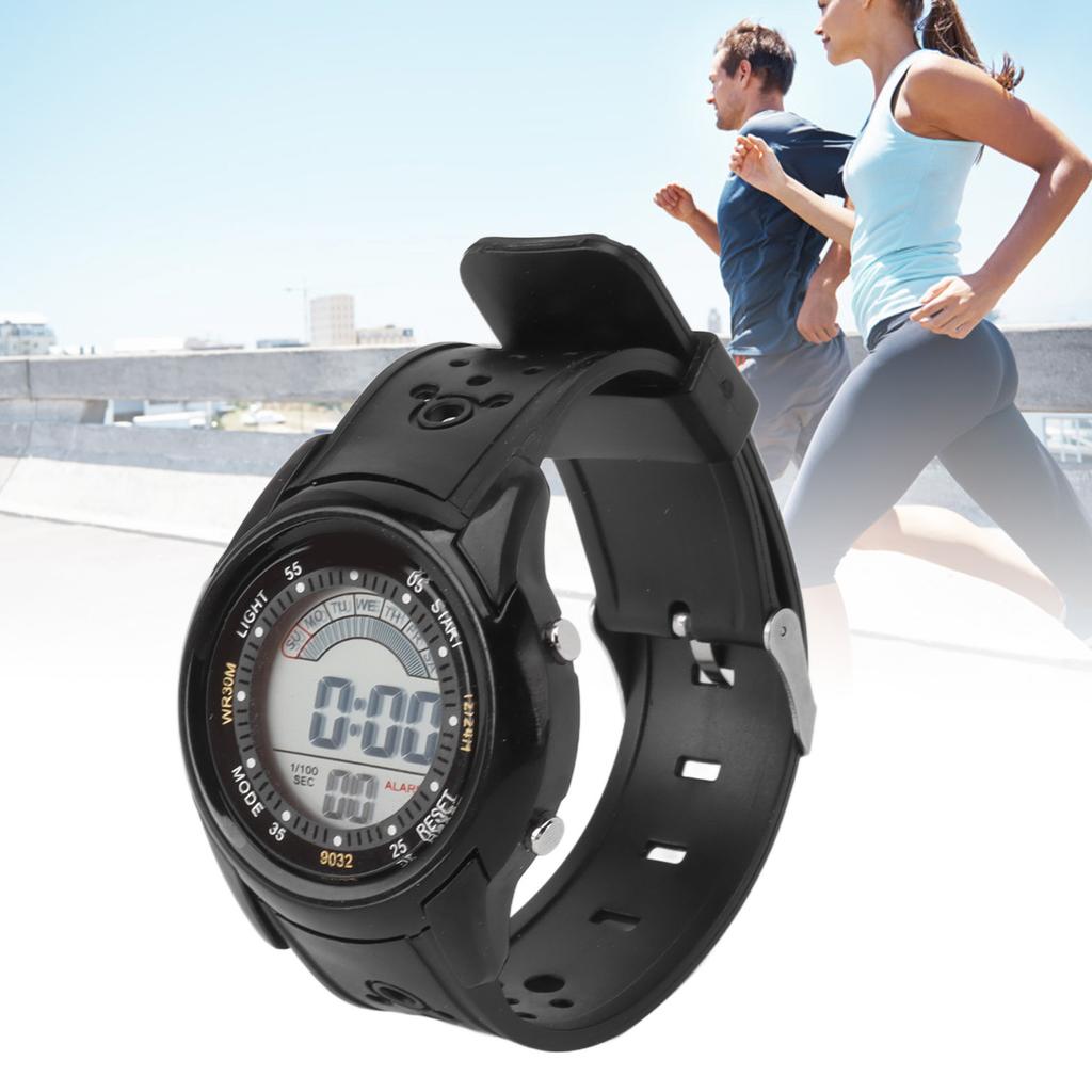 Sports Watch Luminous Waterproof Wear Resistant Alarm Function Stylish Digital Sports Watch for Outdoor Activities