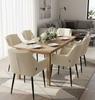 Upholstered Velvet Chair Alex Velvet Light Beige