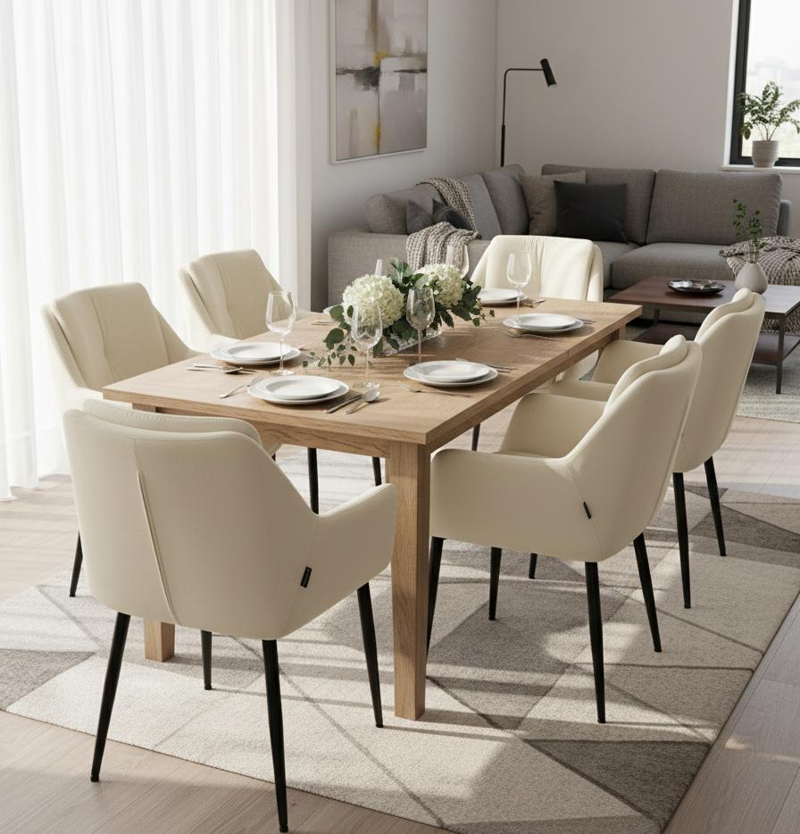 Upholstered Velvet Chair Alex Velvet Light Beige