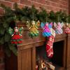 14/28 pcs 2D Flat Christmas Tree Ornaments Colorful Design Wings Girl Pendant  Outdoor Indoor
