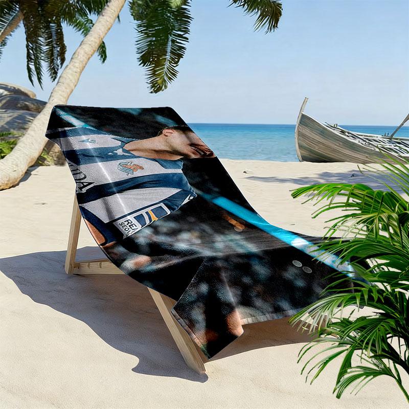 Martin Zubimendi Print Strandtuch, Großes Weiches Schnelltrocknendes Handtuch für Strand Camping Schwimmen