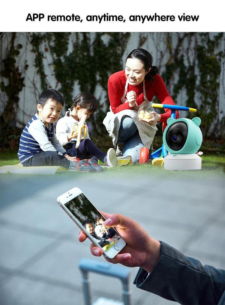 Tuya 5" WiFi Baby Monitor with Voice Intercom