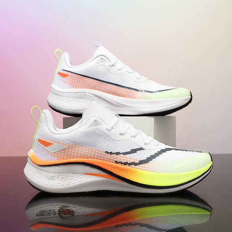 7PRO Running Shoes Men's Carbon Board Racing Shoes 6 Students Big Children Ultra-light Summer Breathable Sports Shoes Women