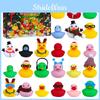 Days Funny 24 Christmas Countdown Calendar Blind Box Vinyl Duck Toy Set For Gift