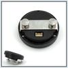 Universal 2inch / 52mm Electronic Fuel Pressure Gauge With 1/8 Npt Sensor Oil Pressure Digital 0-15psi Red Led Ultra-Thin