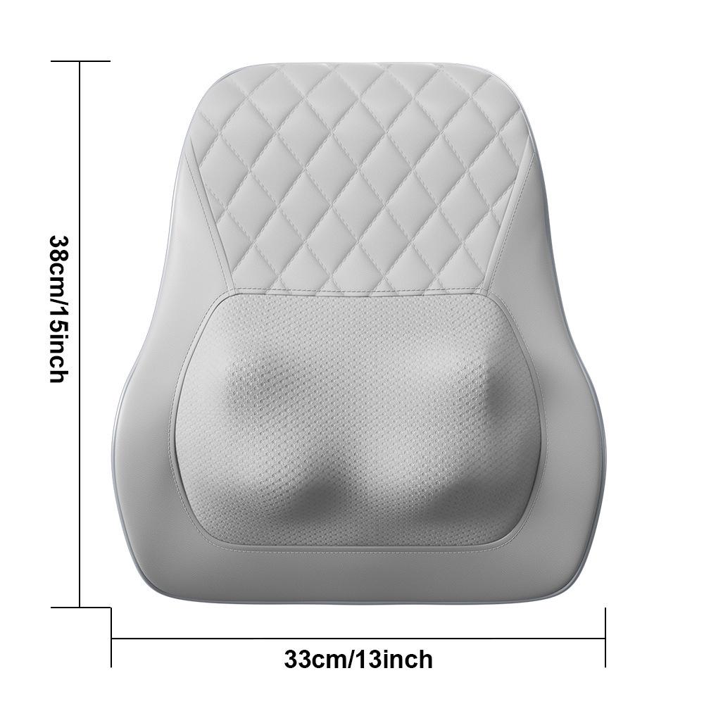 Multi-Functional Neck, Shoulder, Lumbar, and Back Kneading Massage Pillow