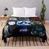 Evanescence Collage Throw Blanket Flannel Warm for Winter Blankets