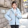 New down cotton-padded jacket with removable sleeves, short vest in autumn and winter, loose two-wear vest jacket.