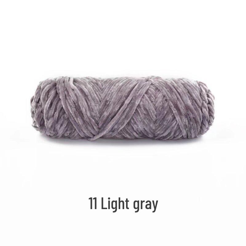 Handmade Chenille Yarn Ball: Velvet Thick Crochet and Knitting Material