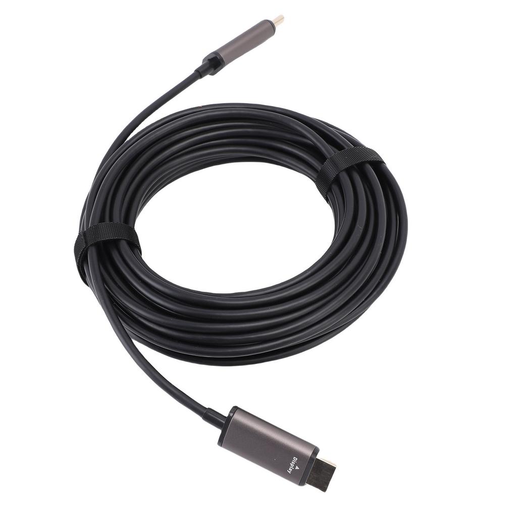 Fiber Optic HD Cable 32.8ft Unidirectional 48Gbps Ultra High Speed Fiber Optic HD Cord Supports 8K 6