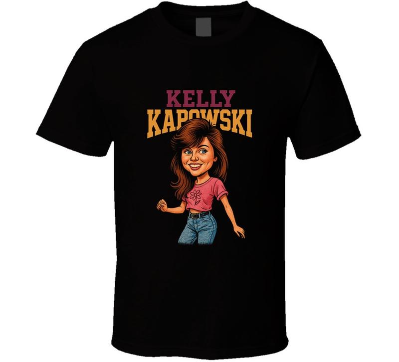 Saved By The Bell Kelly Kapowski Retro Tv Show Caricature Unisex T-Shirt