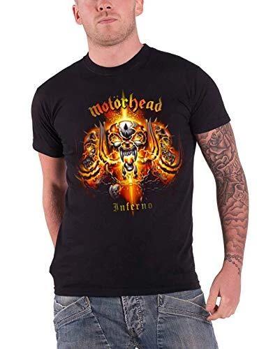 Motorhead Men s Inferno Mens Short Sleeve T-Shirt, Black, Medium S