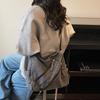 New Winter Fashi Shoulder Bag Large Capacity Denim Storage Bag Korean Style Comfortable and Versatile Texture Crossbody Bag