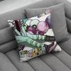 Goreshit Album Cover Pillow Case Square DoubleSided Printing Short Plush Sofa Cushion Cover Bedroom Bedside Pillow