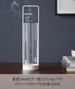 Yamazaki Tower Incense Stand with Ash Spill Prevention X X 10013 Cover, White, W7.2 D7.2 H28cm, Glass,