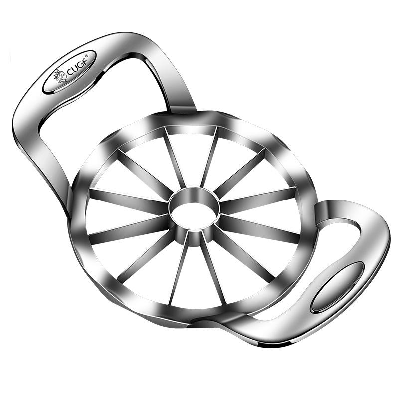 1 Uds. Cortador de frutas de manzana de acero inoxidable para el hogar herramienta para cortar frutas al núcleo