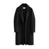 European & American Women's Long Double-Sided Wool Coat for Autumn & Winter