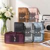 Vintage Long Wallet with Fun Print Fashion Casual Multi Slot Card Holder Portable Thin Purse for Daily Use