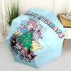1pc Hello Kitty & Friends Festive Gift Set with Automatic Opening Umbrella - Portable 3-Fold Design, 8-Bone Iron Frame Outdoor Umbrella for Fans, Trav