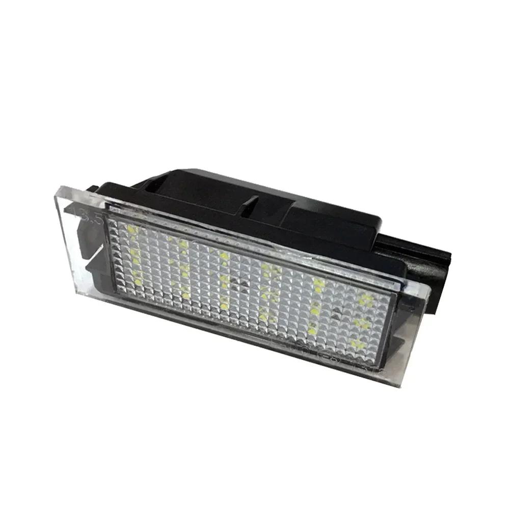 

1/2Pc Car LED Canbus License Plate Light Error Free 18 SMD Lamp For Renault Megane 2 Clio 3 Laguna 2 Espace 4 Twingo Master Vel