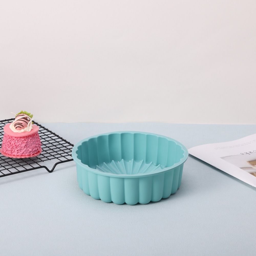 Heat Resistant Round Cake Mold Non-Stick Cake Baking Mold Silicone Cake Mold  Pastry Utensil