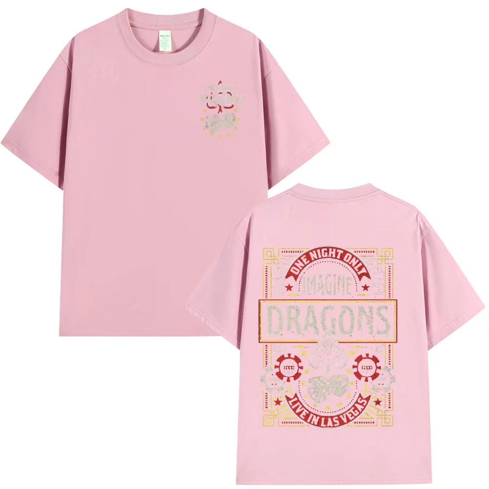 Rockband Imagine Dragons Musikalbum T-Shirt Mode Hip Hop T-Shirt Männer Frauen Baumwolle Komfort Kurzarm T-Shirts Streetwear