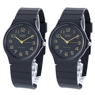 CASIO Standard Paar Uhren Leicht Wasserdicht Retro Chip-Kashi Analog Schwarz MQ-24-1B2MQ-24-1B2 Armbanduhr