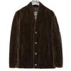 Golden Sable Velvet Men's Winter 2025 Loose Single-Breasted Wool Coat Jacket